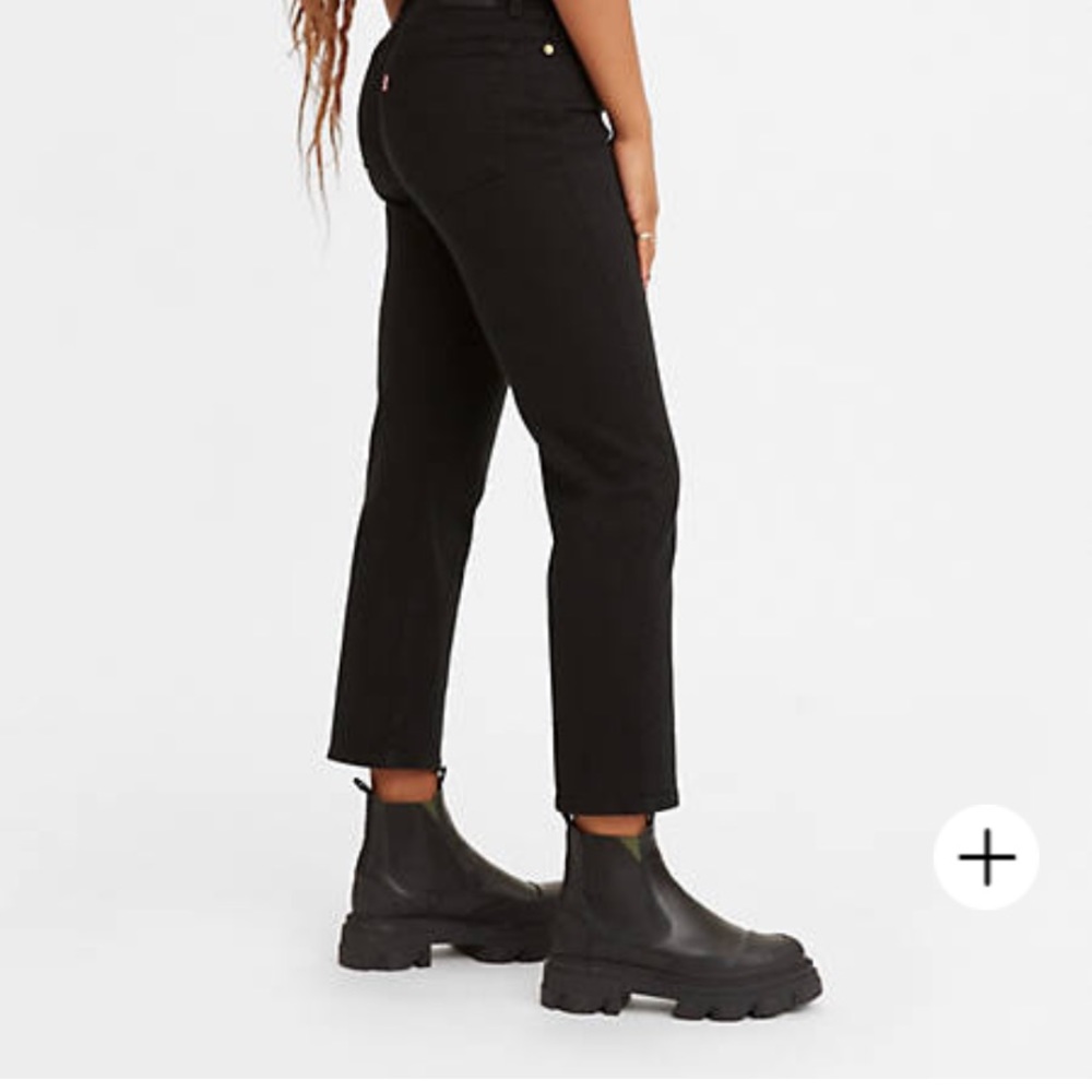 Levi's Black Straight Leg Women's Jeans